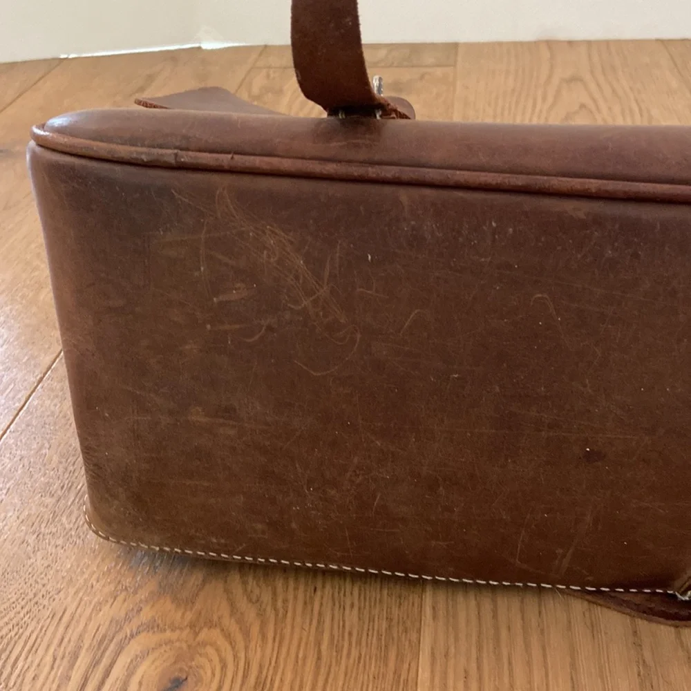 J. Crew Leather Messenger Bag